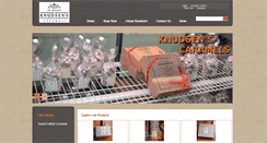 Desktop Screenshot of knudsenscaramels.com